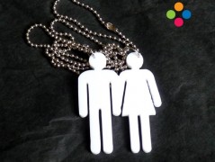 DIAMANT na krk :: červený