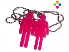 DIAMANT na krk :: červený