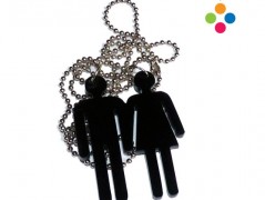 DIAMANT na krk :: červený