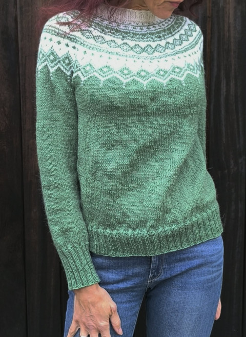 Norský luxusní pulovr svetr alpaka norsky 