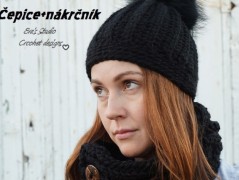 NÁVOD- ČEPIČKA + NÁKRČNÍK - č.79