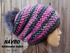 NÁVOD- ČEPIČKA + NÁKRČNÍK - č.79