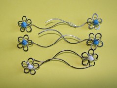 Náušnice  - Kočka černoočka - ocel