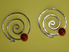 Náušnice  - Kočka černoočka - ocel