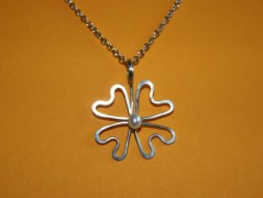 Náušnice  - Kočka černoočka - ocel