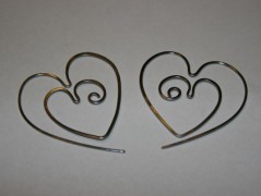 Náušnice  - Kočka černoočka - ocel