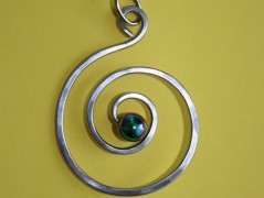 Náušnice  - Kočka černoočka - ocel