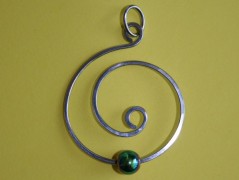 Náušnice  - Kočka černoočka - ocel