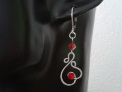 Náušnice  - Kočka černoočka - ocel