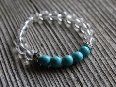 Energetický náramek-Howlit a Jaspis