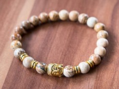 Energetický náramek-Howlit a Jaspis