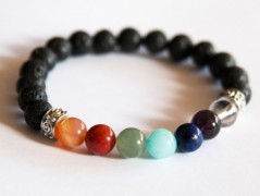 Energetický náramek-Howlit a Jaspis