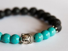 Energetický náramek-Howlit a Jaspis