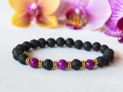 Energetický náramek-Howlit a Jaspis