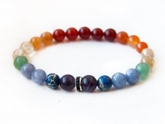 Energetický náramek-Howlit a Jaspis