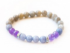 Energetický náramek-Howlit a Jaspis