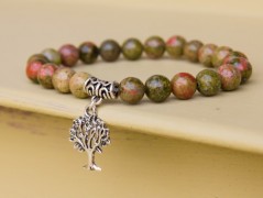 Energetický náramek-Howlit a Jaspis