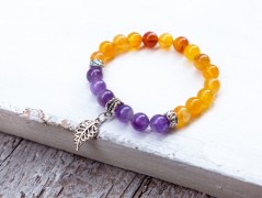 Energetický náramek-Howlit a Jaspis