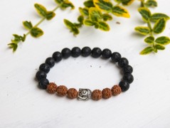 Energetický náramek-Howlit a Jaspis