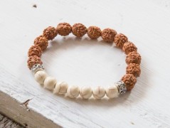 Energetický náramek-Howlit a Jaspis