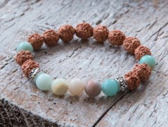 Energetický náramek-Howlit a Jaspis