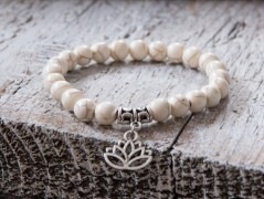 Energetický náramek-Howlit a Jaspis