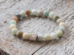 Energetický náramek-Howlit a Jaspis
