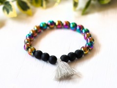 Energetický náramek-Howlit a Jaspis