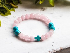 Energetický náramek-Howlit a Jaspis