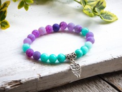 Energetický náramek-Howlit a Jaspis