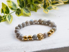 Energetický náramek-Howlit a Jaspis