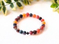 Energetický náramek-Howlit a Jaspis