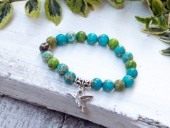 Energetický náramek-Howlit a Jaspis