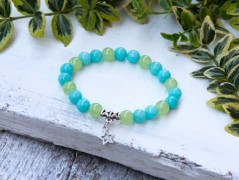 Energetický náramek-Howlit a Jaspis