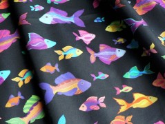 Autorská látka Elen modrozelená