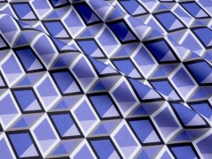 Autorská látka Elen modrozelená