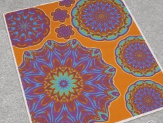 Autorská látka Elen modrozelená