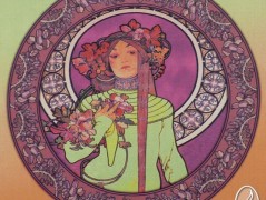 Autorská látka Elen modrozelená