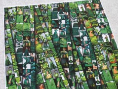 Autorská látka Elen modrozelená