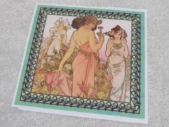 Autorská látka Elen modrozelená