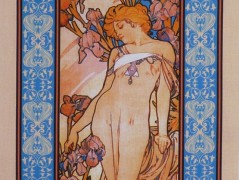 Autorská látka Elen modrozelená