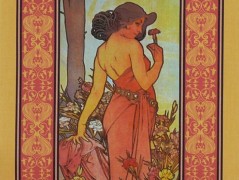 Autorská látka Elen modrozelená