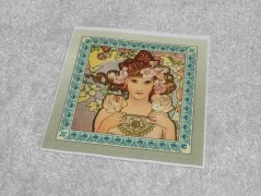 Autorská látka Elen modrozelená