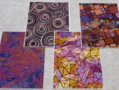 Autorská látka Elen modrozelená