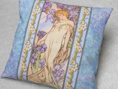 Autorská látka Elen modrozelená