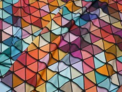 Autorská látka Elen modrozelená