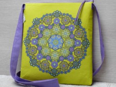 Autorská látka Elen modrozelená