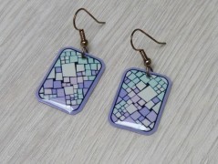 Autorská látka Elen modrozelená