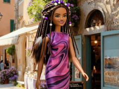 Autorská látka Elen modrozelená