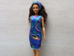 Autorská látka Elen modrozelená